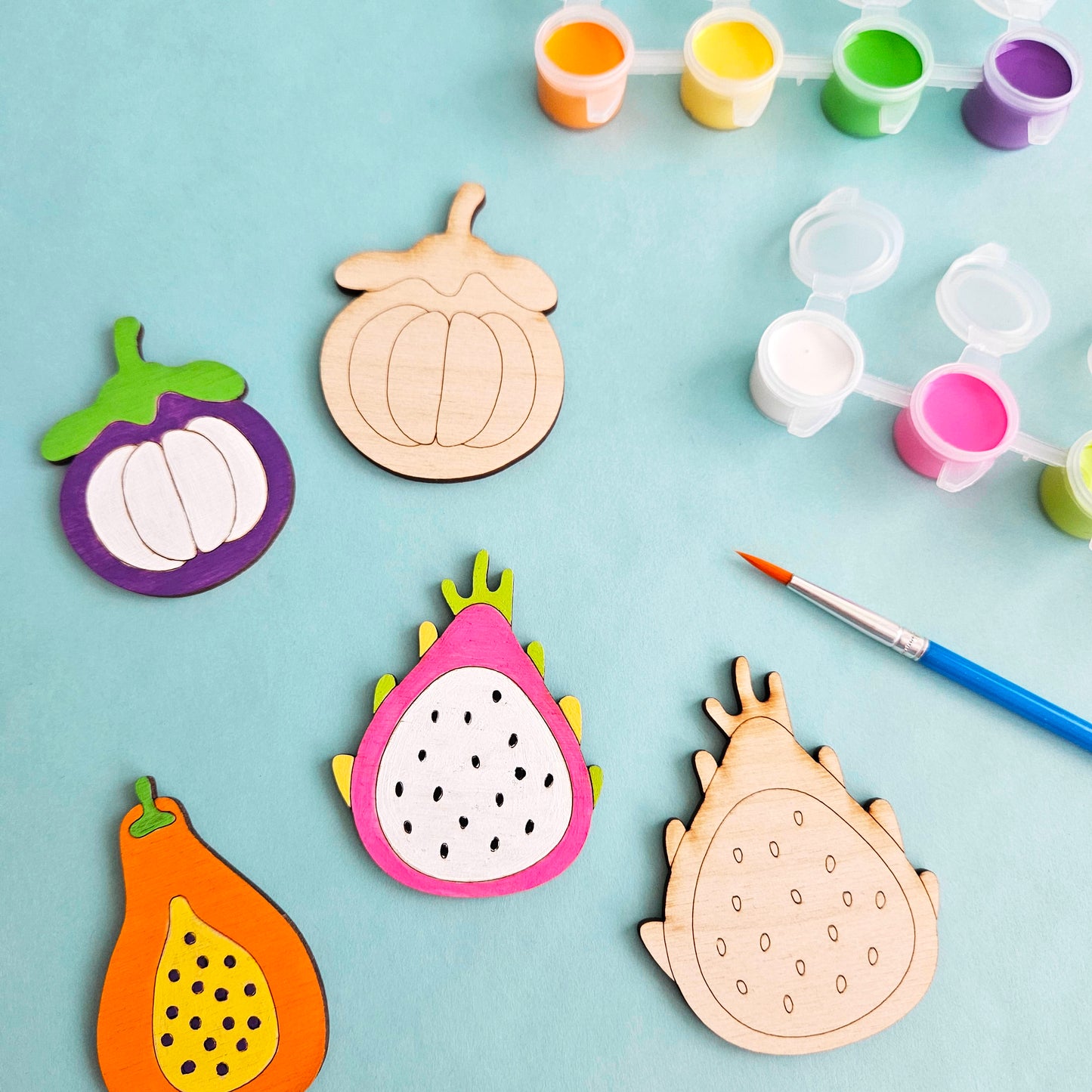 Tropical Fruit Magnet Paint Kit