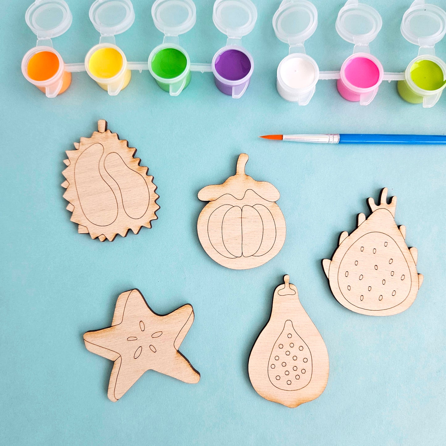 Tropical Fruit Magnet Paint Kit