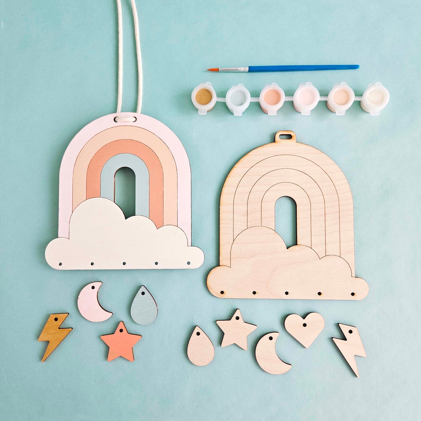 Boho Rainbow Wall Art Craft Kit