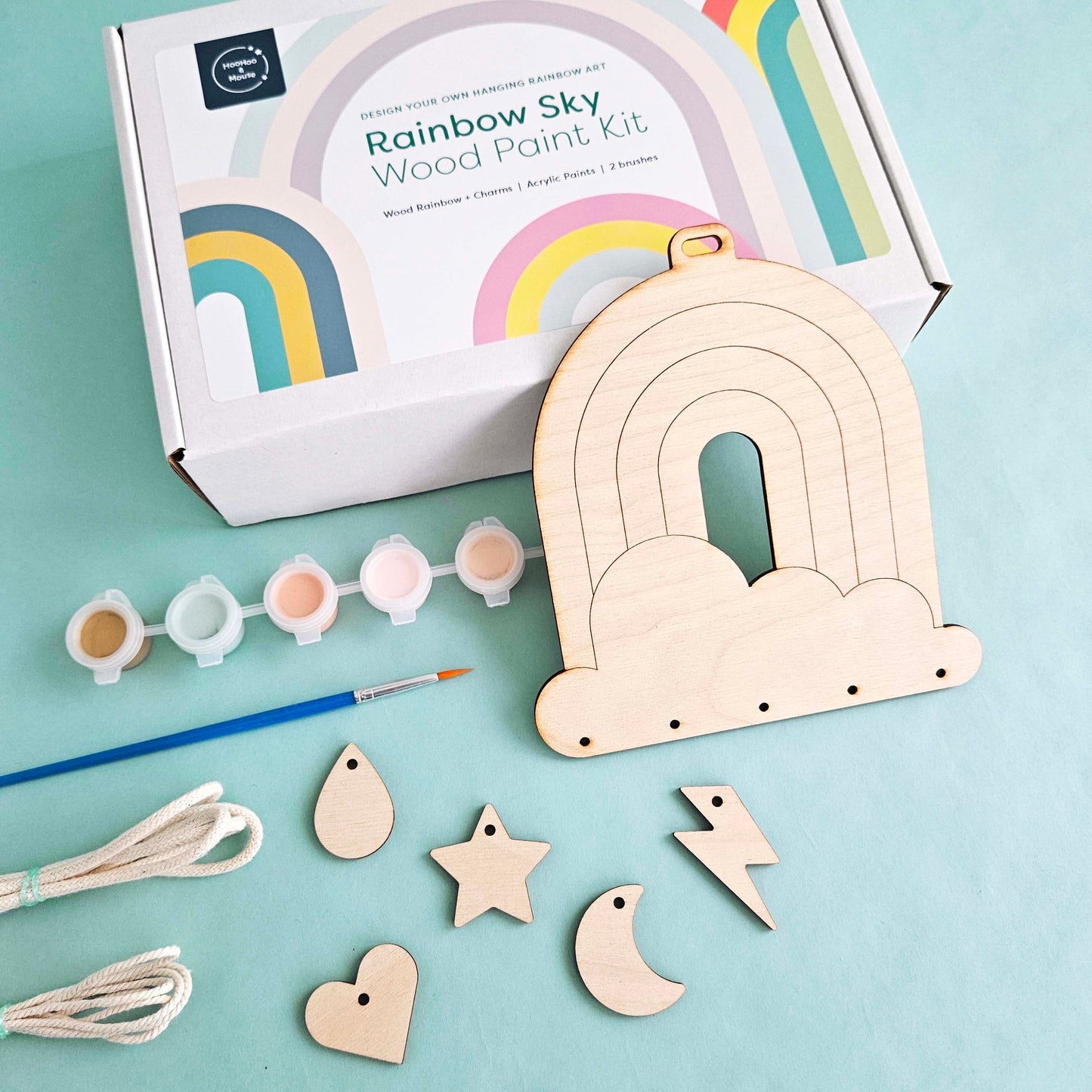 Boho Rainbow Wall Art Craft Kit