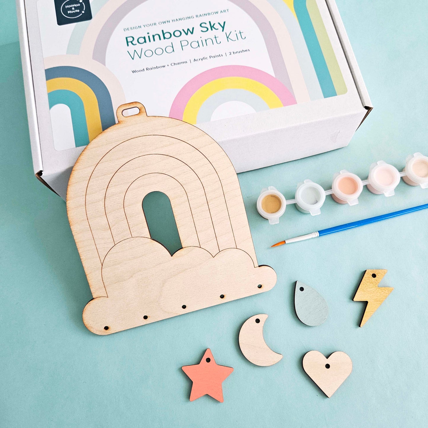Boho Rainbow Wall Art Craft Kit