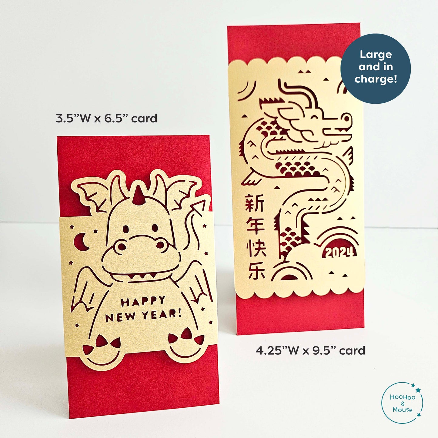 2024 Deluxe Dragon Red Envelope, personalized