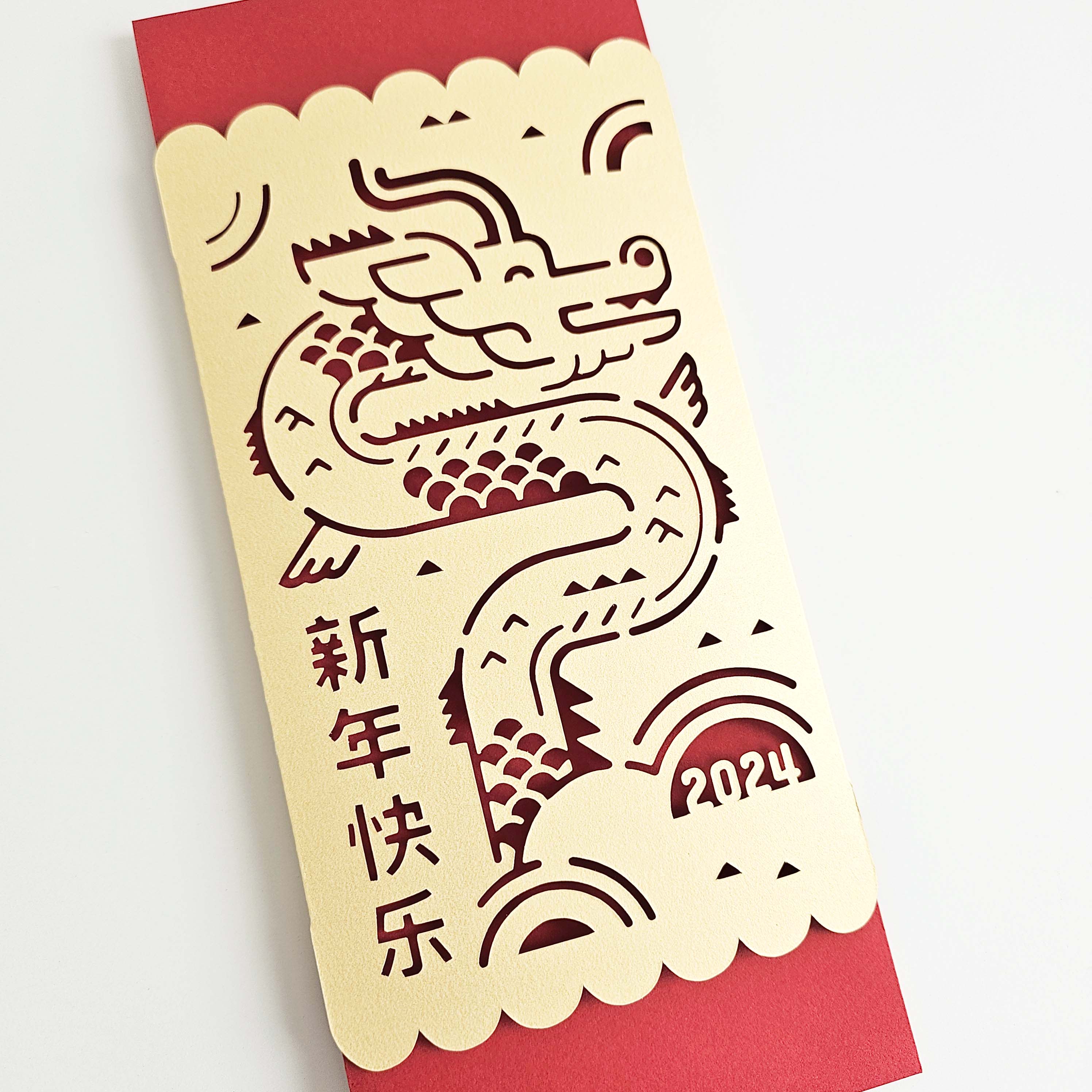 2024 Deluxe Dragon Chinese Red Envelope Hoohoo And Mouse