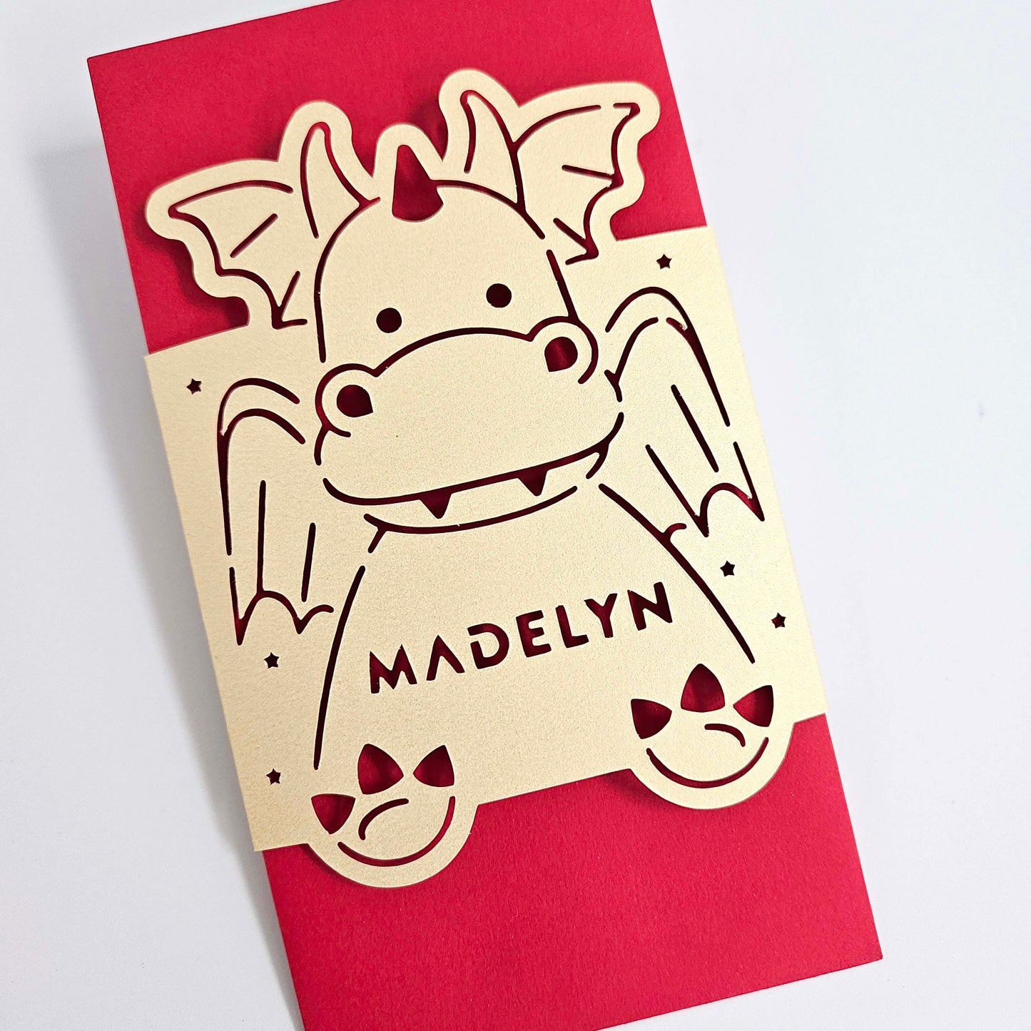 2024 Year of the Dragon Red Envelope, personalized