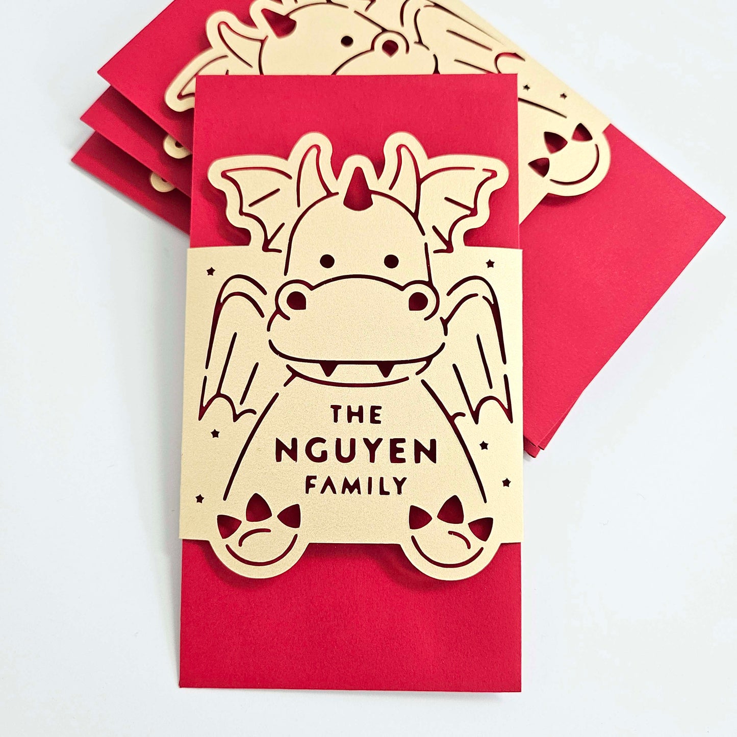 2024 Year of the Dragon Red Envelope, personalized