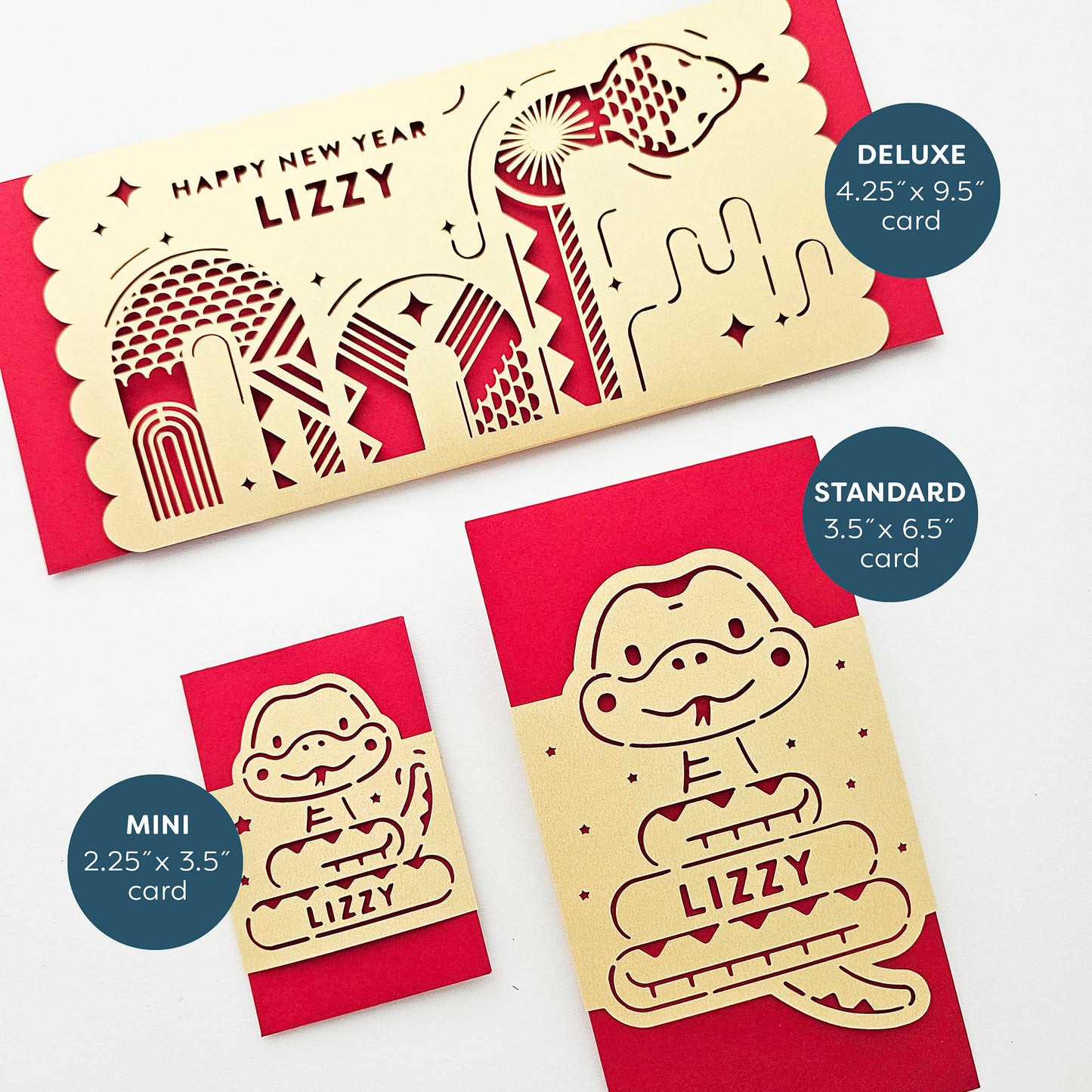 2025 Deluxe Snake Red Envelope, personalized