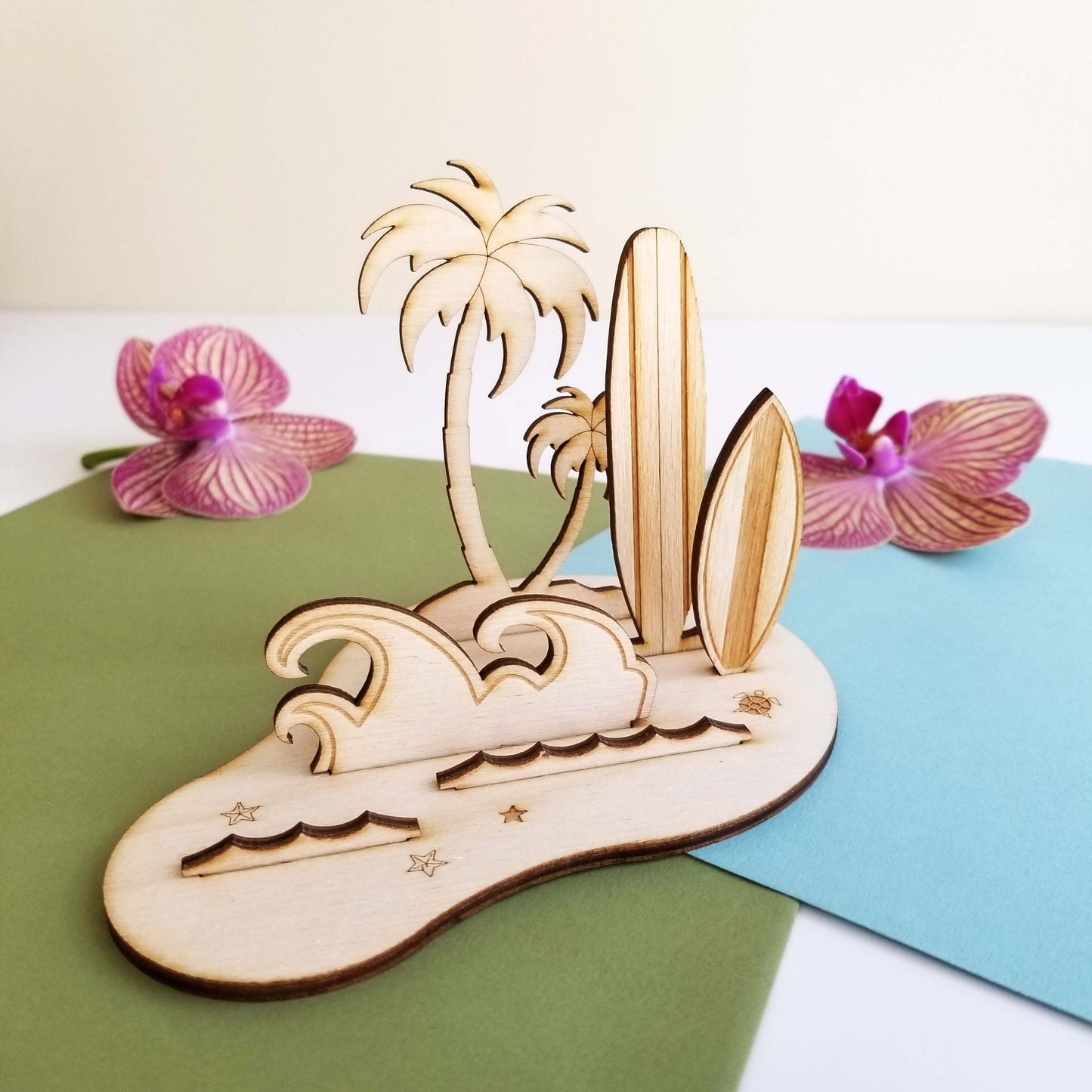 Have a Swell Birthday Wood CardScape