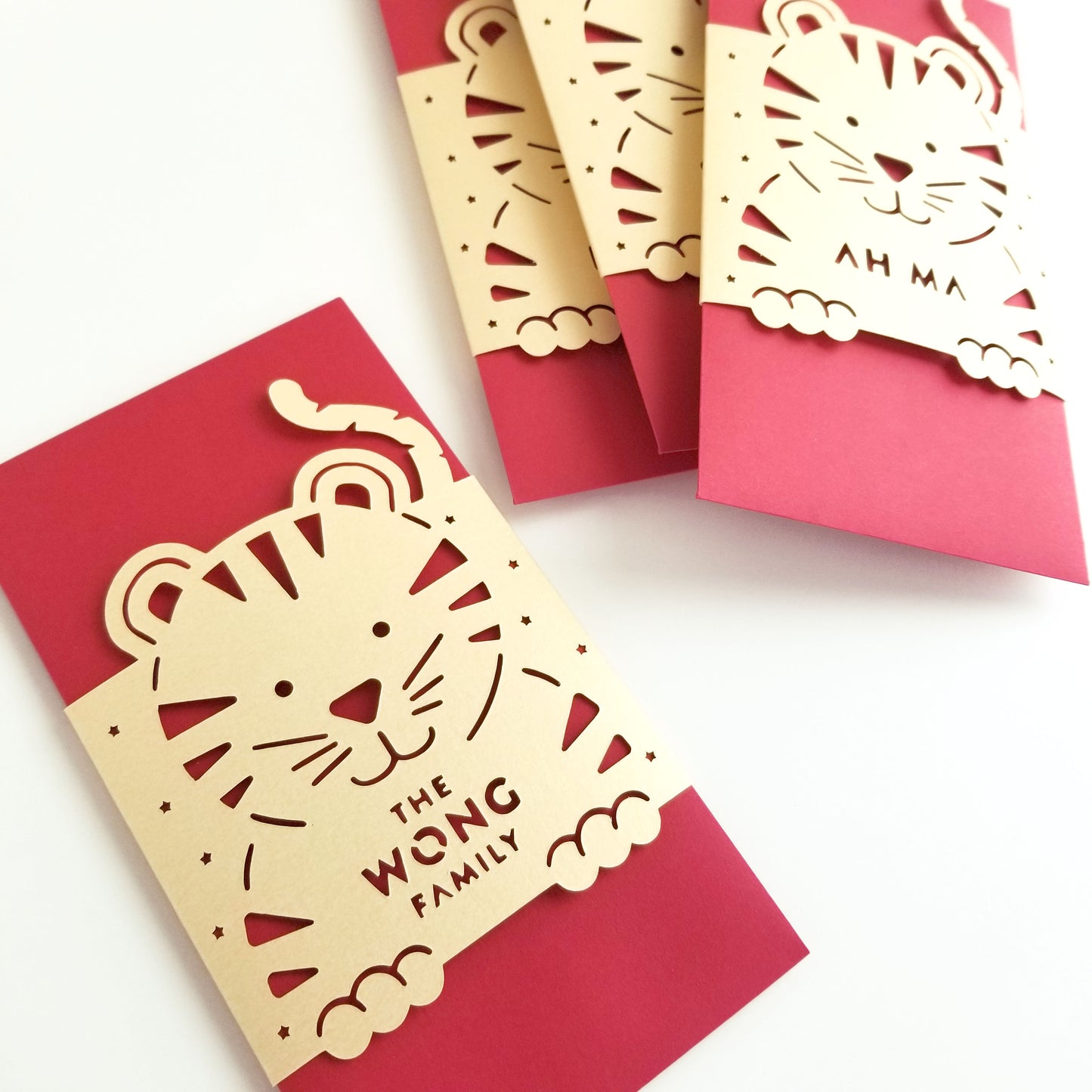 2022 Year of the Tiger Red Envelope, personalized