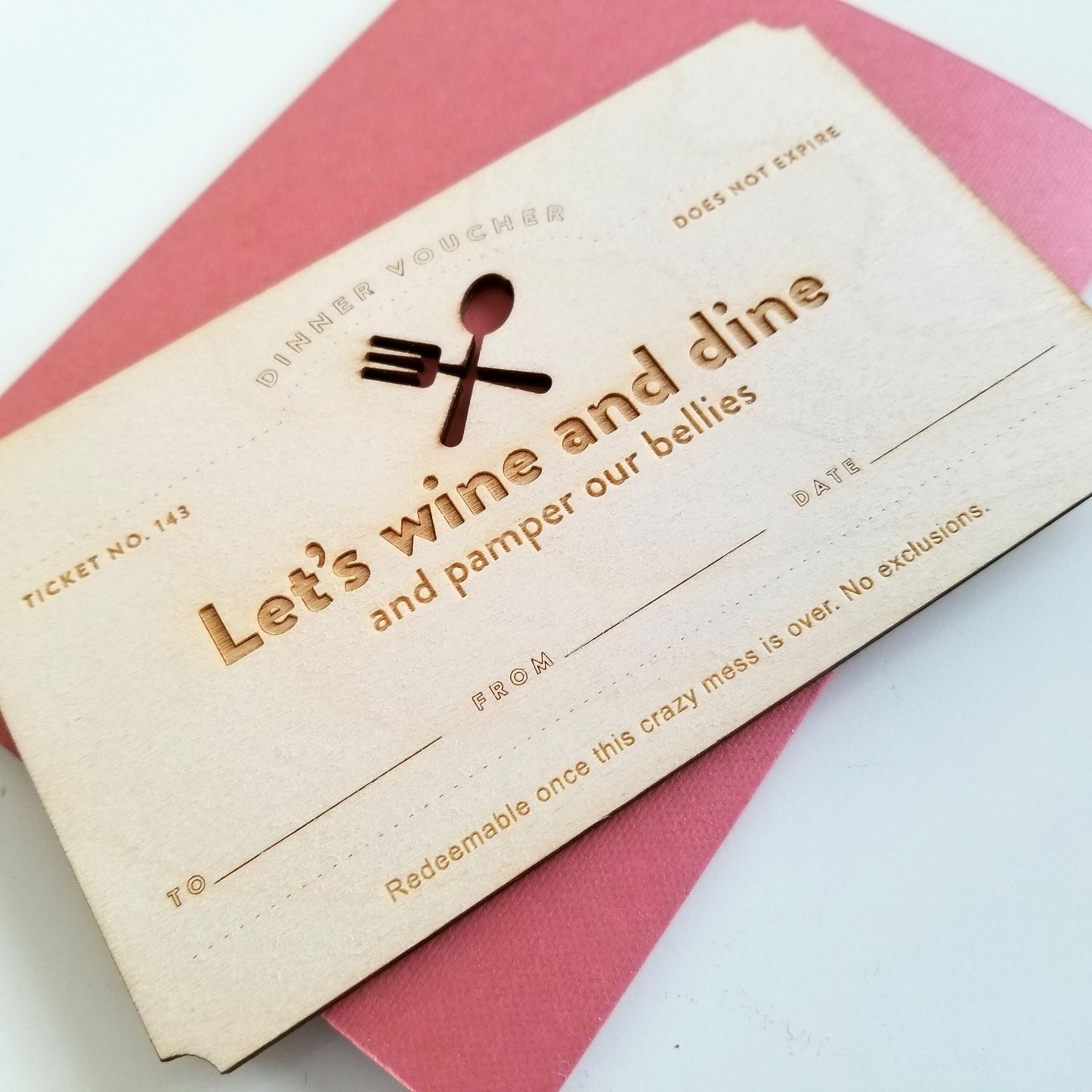 Wine and Dine Dinner Voucher