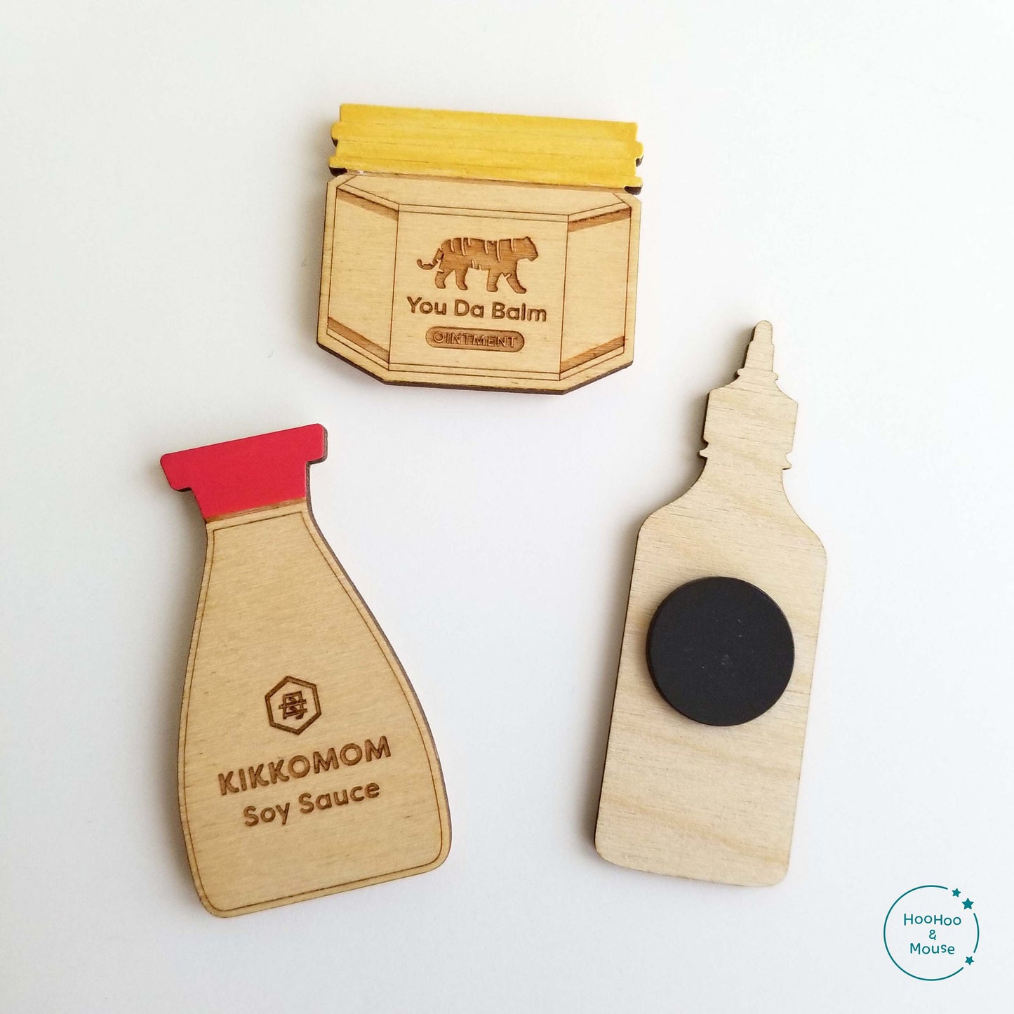 Hot Sauce Card, with hand-painted magnet