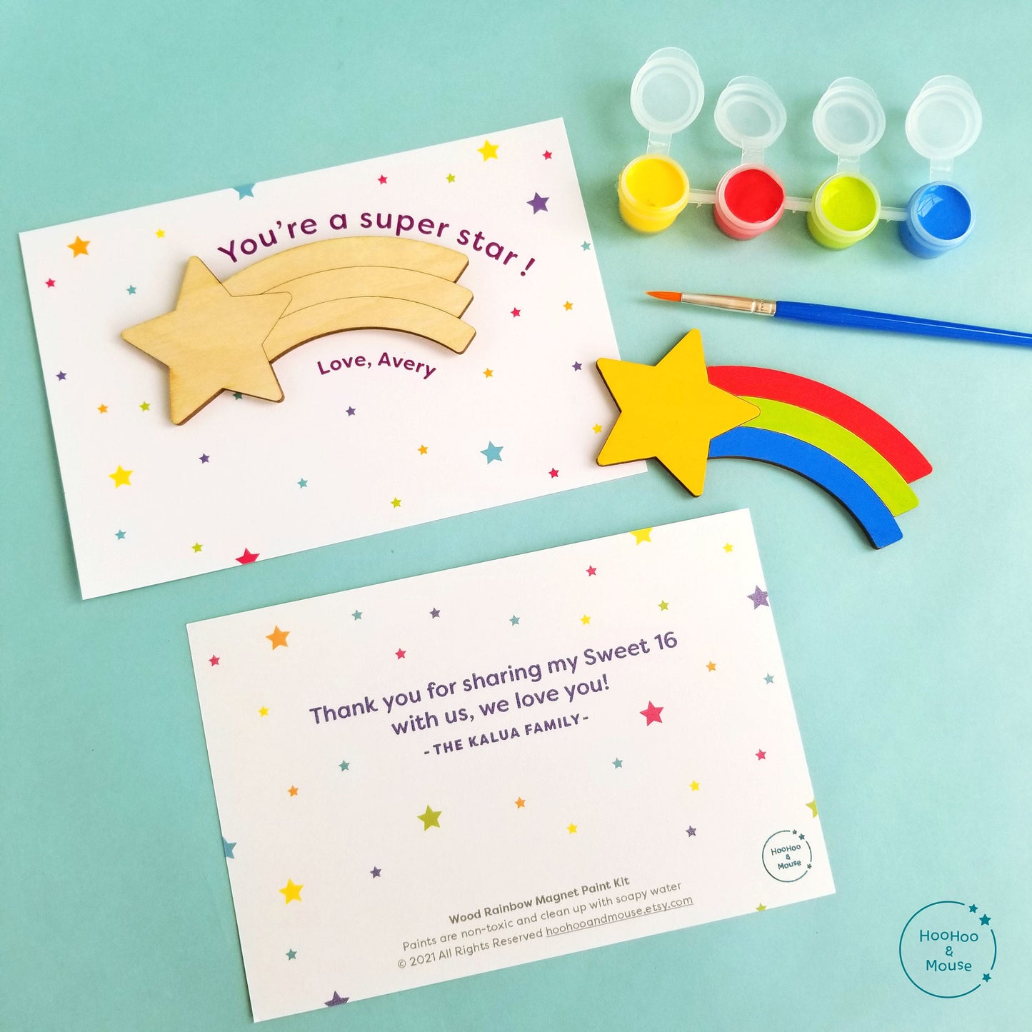 Shooting Star Party Favor, personalized