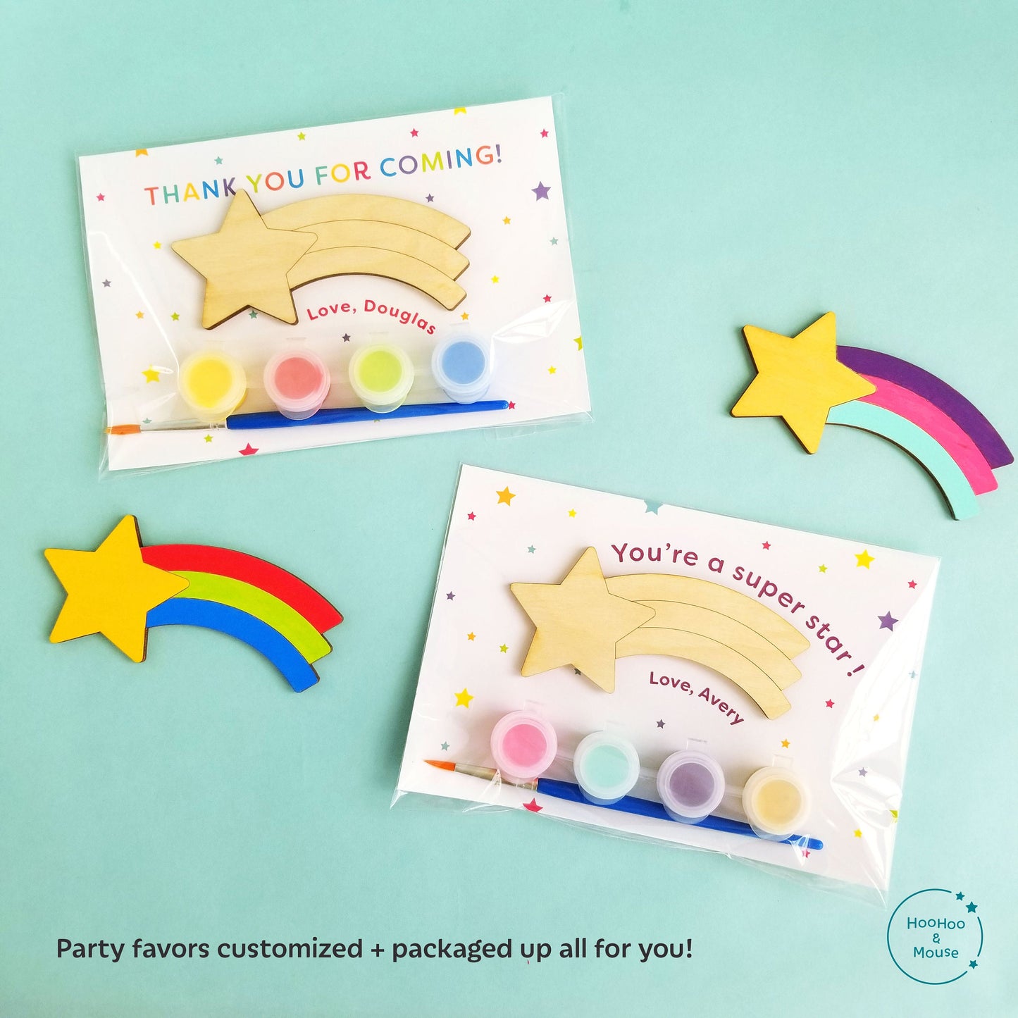 Shooting Star Party Favor, personalized