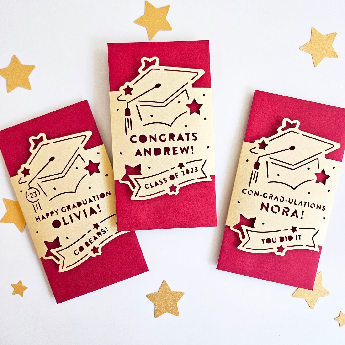 Happy Graduation Red Envelope, personalized