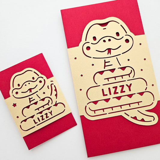 2025 Snakelet, Mini Snake Red Envelope, personalized