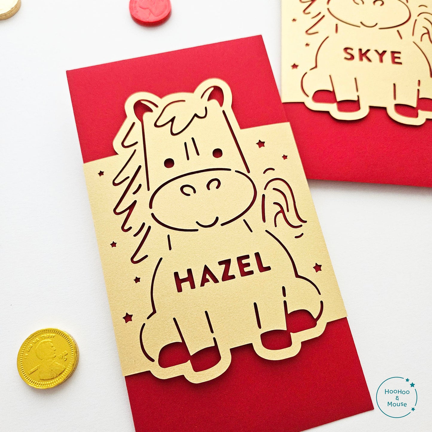 2026 Year of the Horse Red Envelope, PERSONALIZED