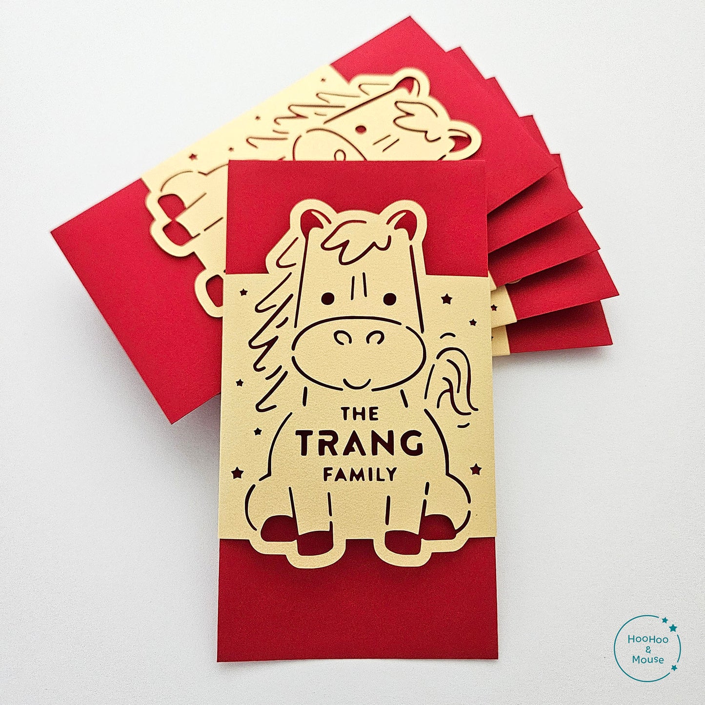 2026 Year of the Horse Red Envelope, PERSONALIZED