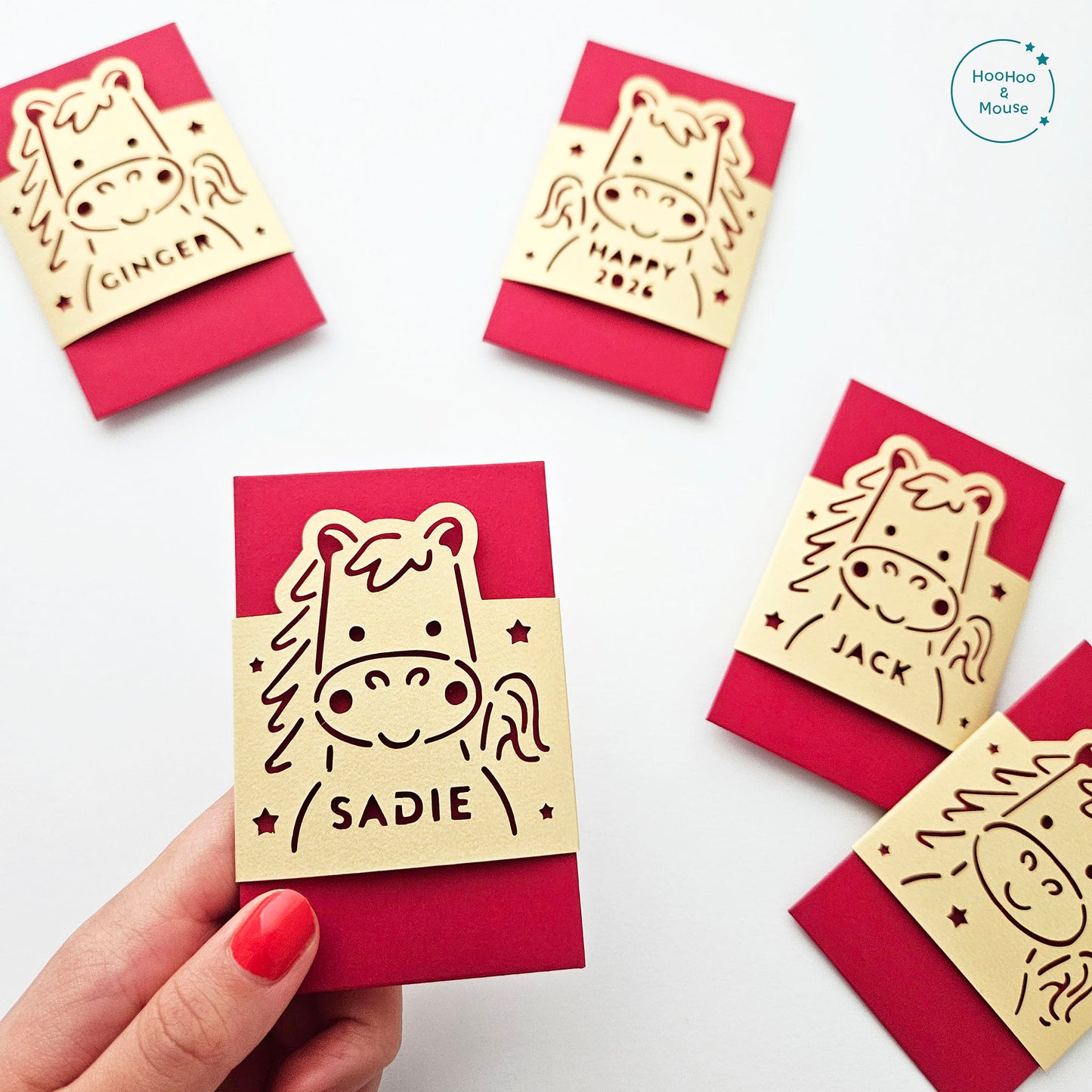2026 Pony, Mini Red Envelope, PERSONALIZED