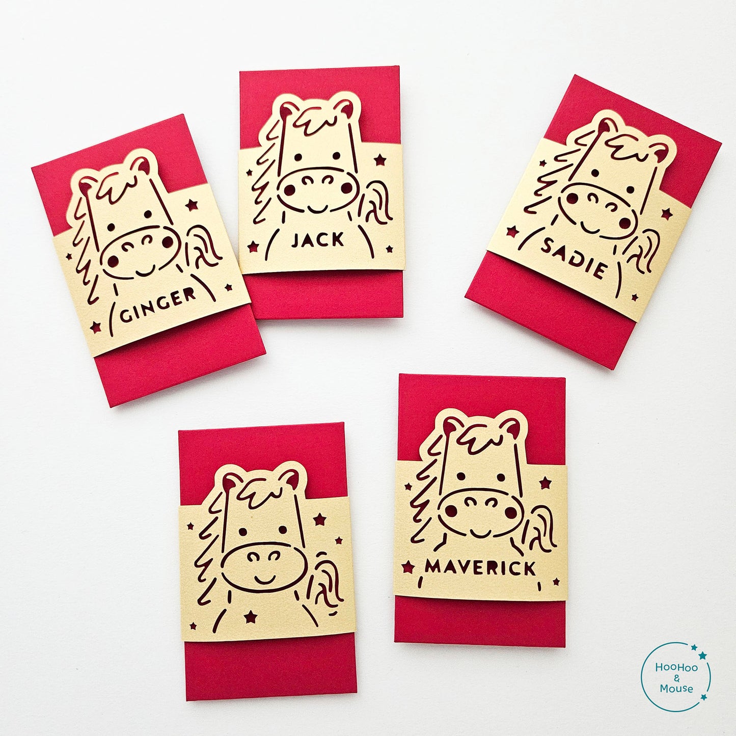 2026 Pony, Mini Red Envelope, PERSONALIZED