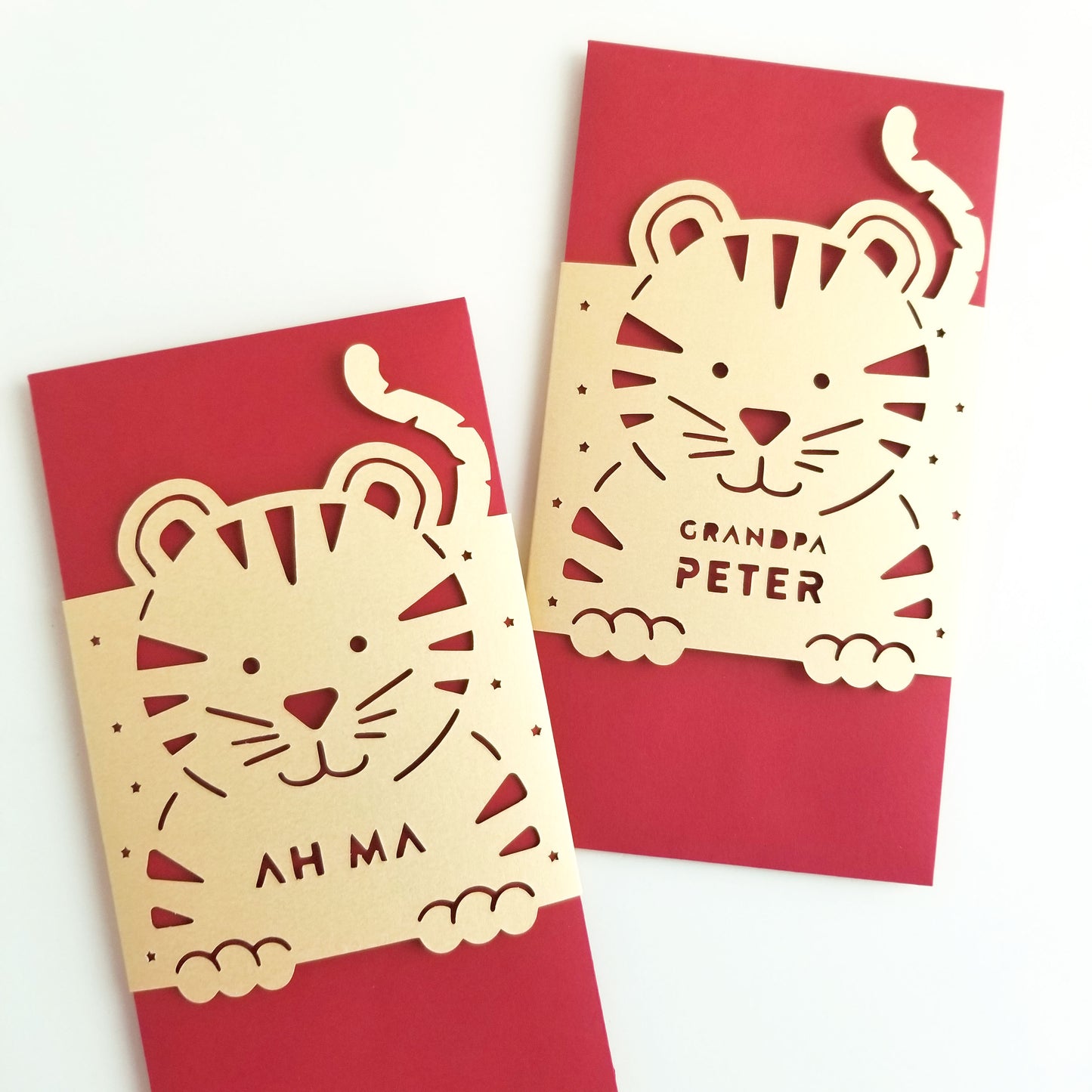 2022 Year of the Tiger Red Envelope, personalized