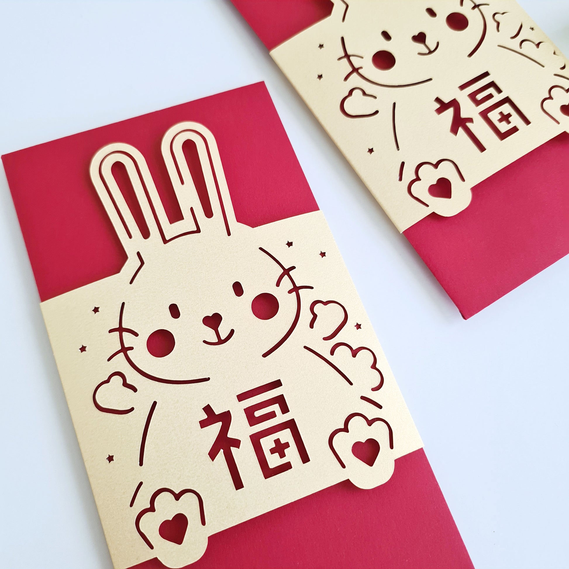 2023 Year of the Rabbit Red Envelopes, Set of 3 – HooHoo And Mouse