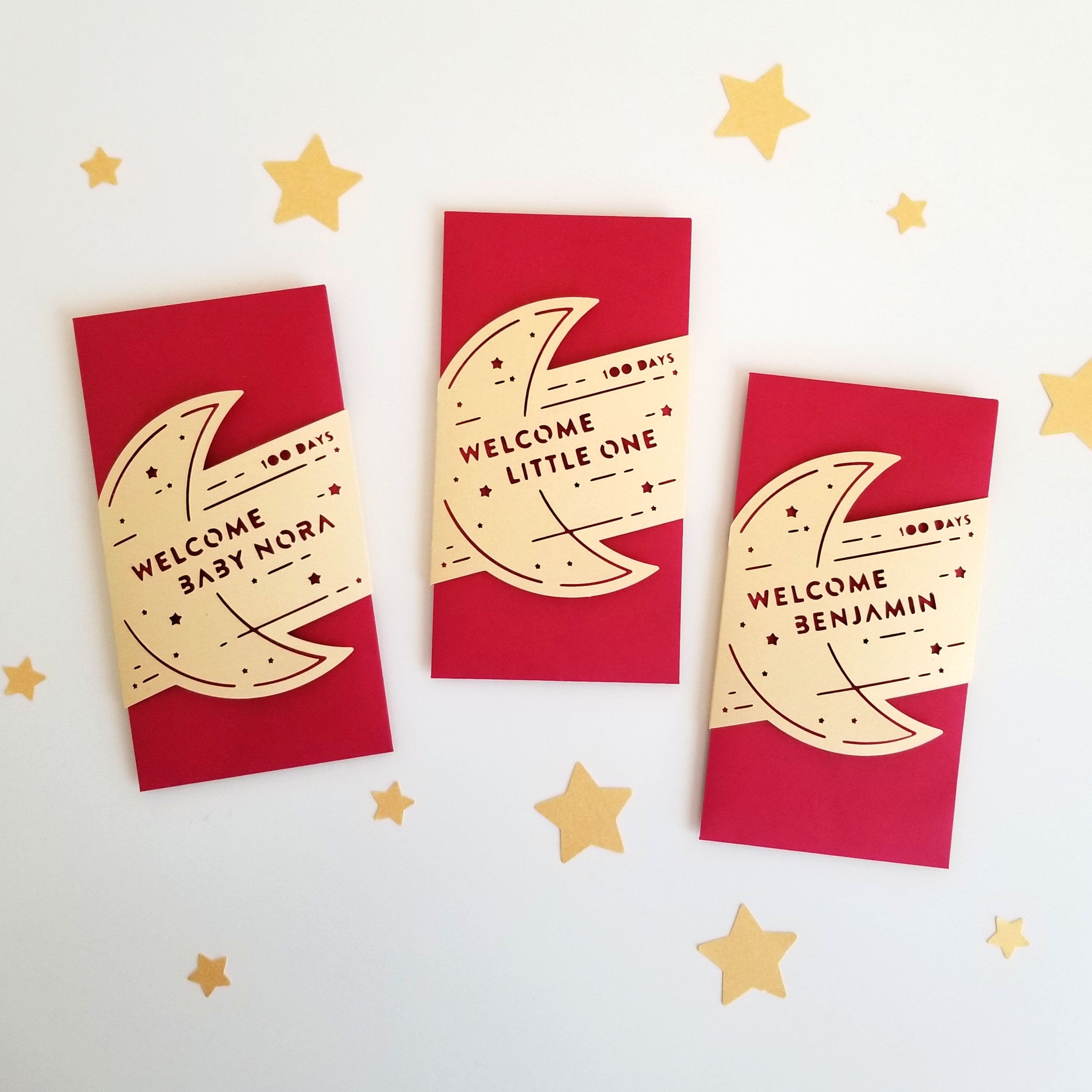 Shop Personalized Red Envelopes at HooHoo And Mouse | HooHoo And Mouse
