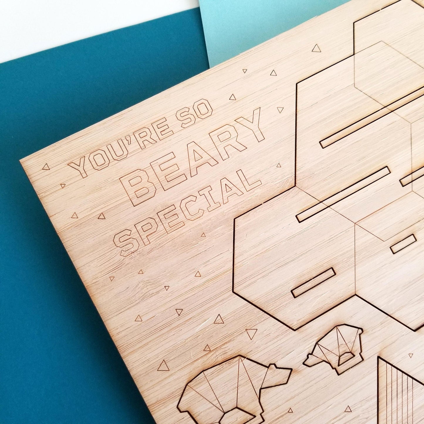 You're Beary Special Wood CardScape